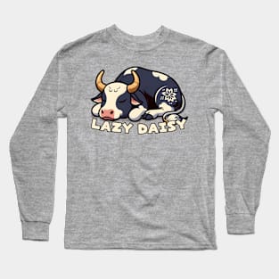 Tired cow Long Sleeve T-Shirt
